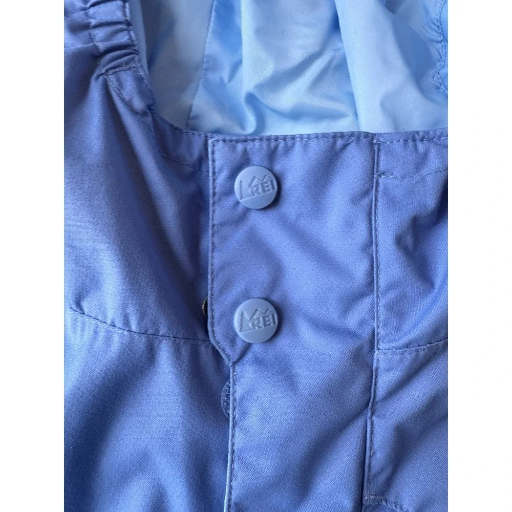 REI Co-Op Insulated Hooded Jacket‎ Youth Girls Med 10-12 Blue Winter Coat
